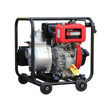6hp 178F Air-cooled diesel engine 3 inch water pump with wheels
